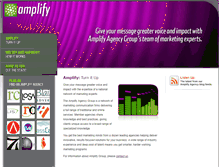 Tablet Screenshot of amplifyagencygroup.com